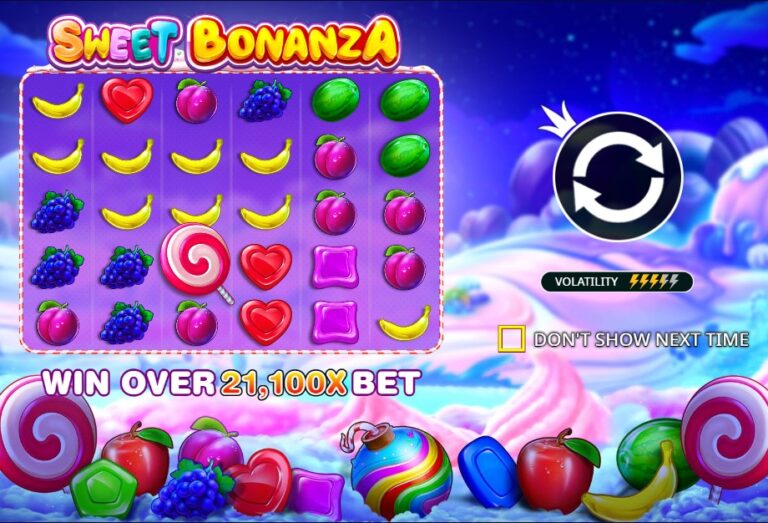 Screenshot 1 van Sweet Bonanza
